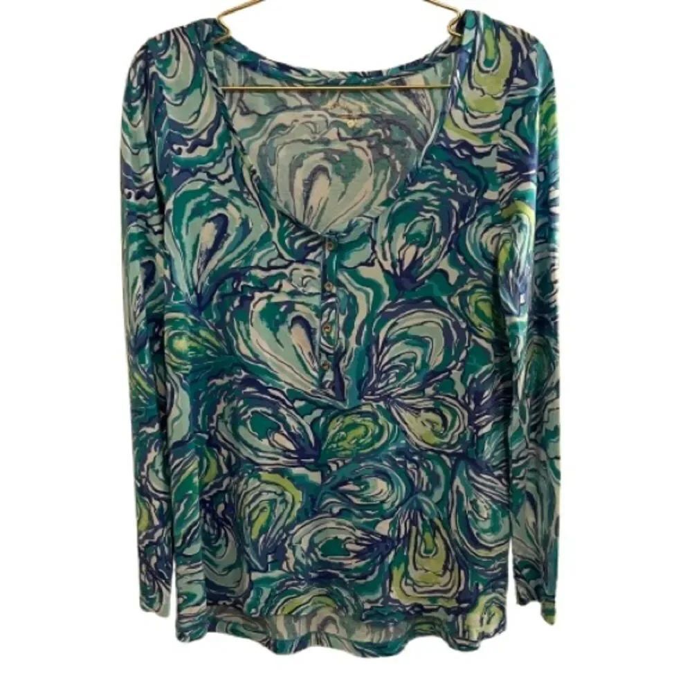 Lilly Pulitzer Oyster Swirl Blouse